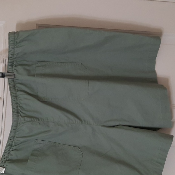 NWT L.L.BEAN FADED SAGE SUNWASHED CANVAS W'S PLUS SHORT PANTS SZ 3W - Picture 6 of 12